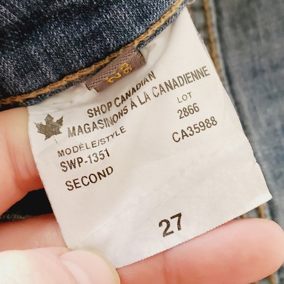 SECOND YOGA CANADA Blue Skinny Jeans - Picture 7 of 10